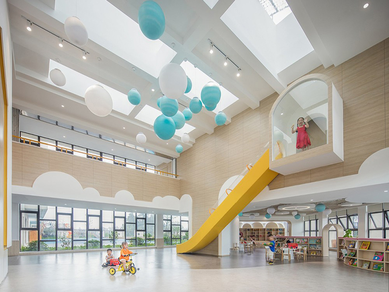 杭州大型現(xiàn)代幼兒園裝修設(shè)計(jì)效果